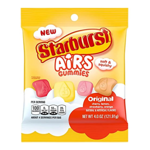 STARBURST PEG AIR GUMMY ORIG 4OZ