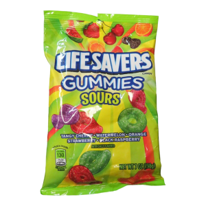 LIFESAVER PEG GUMMY SOURS 12CT 7OZ