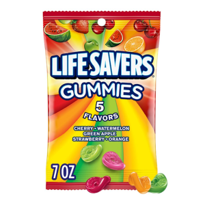 LIFESAVER PEG GUMMY 5FLAVOR 6CT 7OZ