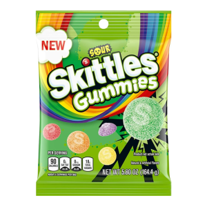SKITTLES PEG SOUR GUMMY 12CT 5.8OZ