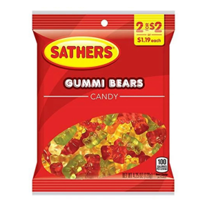 SATHER GUMMI BEARS 12/4.25OZ