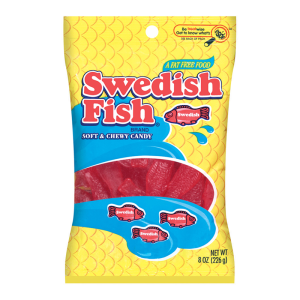 SWEDISH FISH PEG ORIG 6CT 8OZ