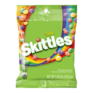 SKITTLES PEG SOUR 6CT 5.7OZ