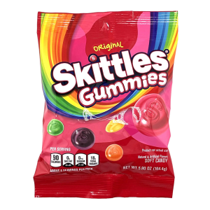 SKITTLES PEG GUMMY ORIG 6CT 5.8OZ