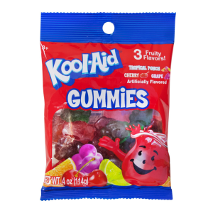 KOOL-AID GUMMY PEG BAG 12/4OZ