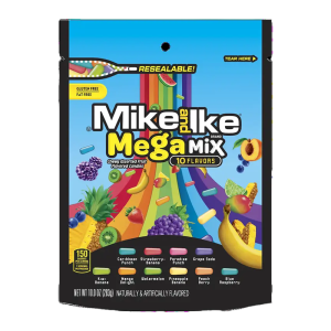 MIKE & IKE PEG MEGA MIX 5OZ *6BAGS*
