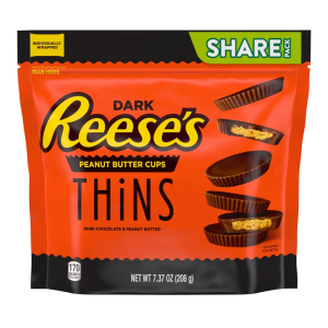 REESE PEG BAG THINS 8CT 7.37OZ