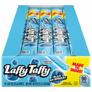 LAFFY TAFFY ROPE BLUE-RASPBERRY 24C