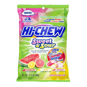 HI CHEW PEG BAG SWEET & SOUR 6/3OZ