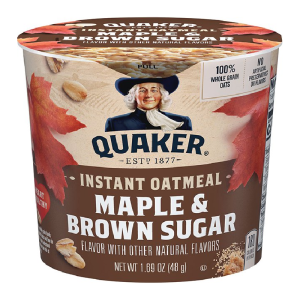 QUAKER OATS CUP BROWN/SUGAR 24CT