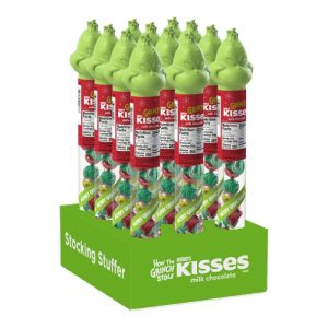 HERSHEY KISSES XMAS GRINCH CANE 12C