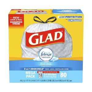 GLAD TALL KITCHEN 4/ 80CT