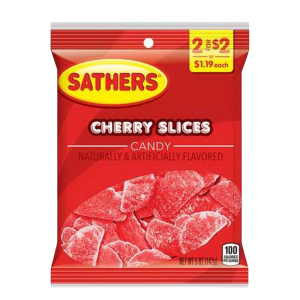 SATHER CHERRY SLICES 12/5OZ