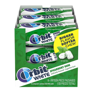 ORBIT WHITE SPEARMINT 9CT
