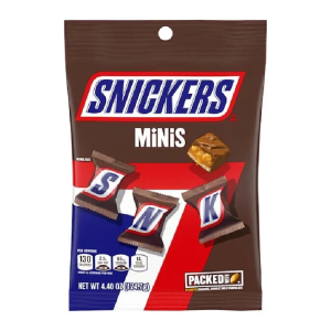 SNICKERS PEG MINIS 6CT 4OZ