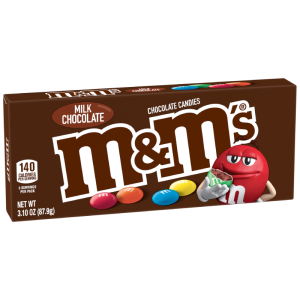 THEATER BOX-M&M MILK CHOC 12/3.1OZ