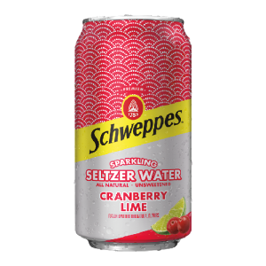 SCHWEPPE'S SELTZER CRAN-LIME 24/20