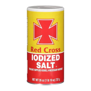 RED CROSS SALT 24/26OZ IODIZED