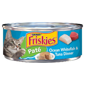 FRISKIE 5.5OZ PATE OCEAN WHITE&TUN