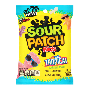 SOUR PATCH PEG TROPICAL 6CT 5OZ