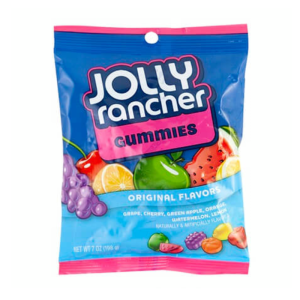 JOLLY RANCHER PEG GUMMIES 6CT 4OZ