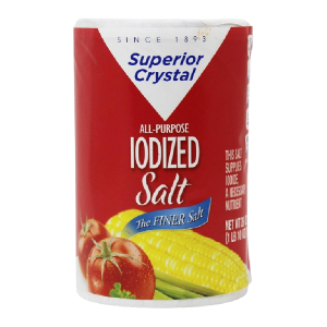 SUPERIOR CRYSTAL 24/26OZ IODIZED