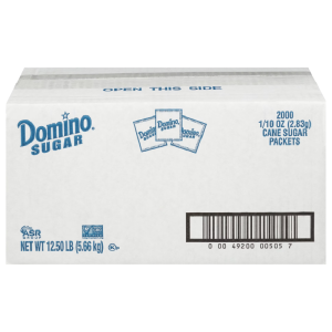 DOMINO SUGAR PACKETS 2000CT