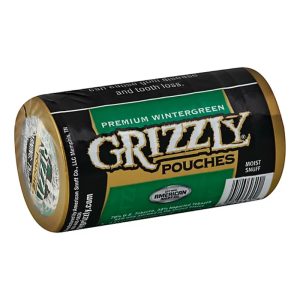 GRIZZLY WINTERGREEN POUCH 5CT