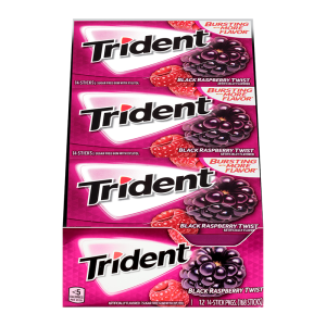 TRIDENT VALUE BLACK RASPBERRY 12CT