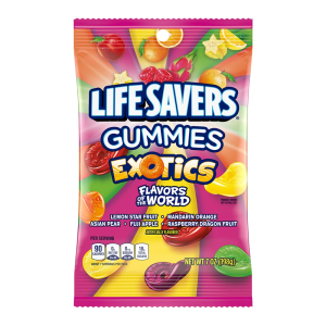 LIFESAVER PEG GUMMY EXORIC 12CT 7OZ
