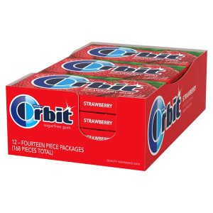 ORBIT STRAWBERRY REMIX 12CT