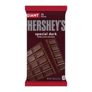 HERSHEY GIANT DARK CHOC BAR 25CT 7O
