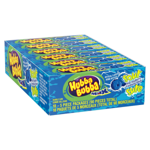 HUBBA BUBBA MAX BLUE RASPBERRY 18CT