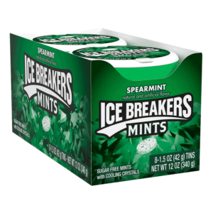ICE BREAKERS ROUND SPEARMINT 8CT