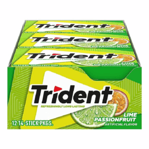 TRIDENT VALUE LIME PASSIONFRUIT 12CT