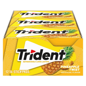 TRIDENT VALUE PINEAPPLE 12CT