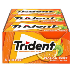 TRIDENT VALUE TROPICAL TWIST 12CT