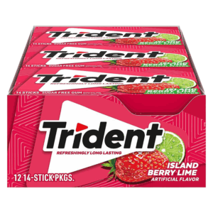 TRIDENT VALUE ISLAND BERRY/LIME 12CT