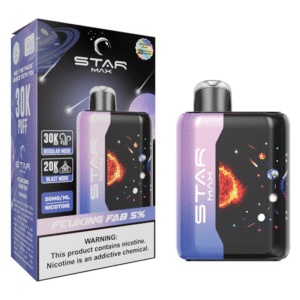 STARMAX GALAXY DISPOSABLE 30000PF FCUKING FAB 5% - BOX OF 5 (20000PF BLAST MODE)