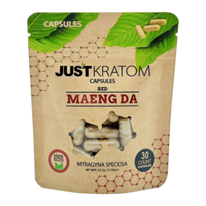 JUST KRATOM MAENG DA RED 30CT CAPSULES