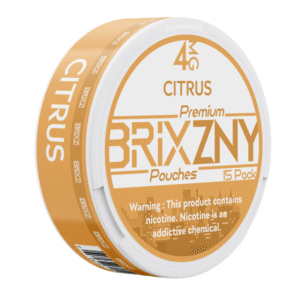 BRIXZNY NICOTINE POUCHES CITRUS 4MG -PIECE(S) OF 5