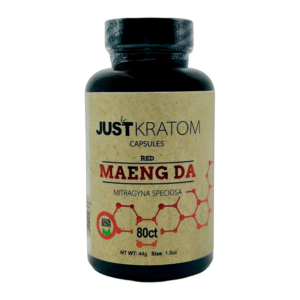 JUST KRATOM MAENG DA RED 80CT CAPSULES