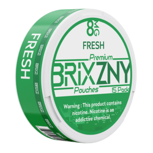BRIXZNY NICOTINE POUCHES FRESH 8MG -PIECE(S) OF 5