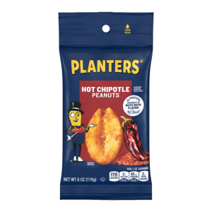 PLANTERS BIG CHIPOTLE PEANUTS 6OZ/12CT