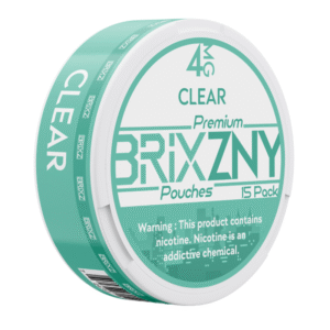 BRIXZNY NICOTINE POUCHES CLEAR 4MG -PIECE(S) OF 5