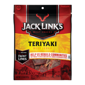 JACK LINK BEEF JERKY TERIYAKI 3.25OZ/8CT