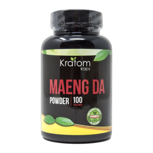 KRATOM KAPS MAENG DA 100GM POWDER BOTTLE