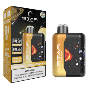 STARMAX GALAXY DISPOSABLE 30000PF VIRGINIA TOBACCO 5% - BOX OF 5 (20000PF BLAST MODE)
