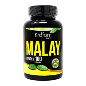 KRATOM KAPS MALAY 100GM POWDER BOTTLE
