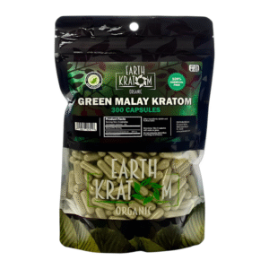 EARTH KRATOM 300CT CAPSULE GREEN MALAY